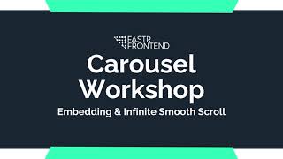 Infinite Smooth Scroll Carousels