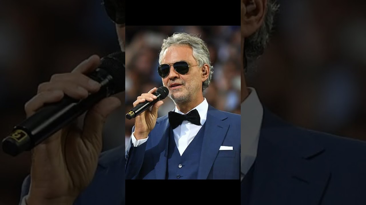 Andrdea Bocelli Italian singer