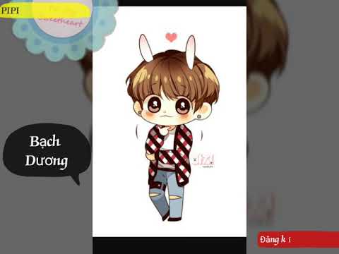 Hình ảnh 12 cung hoàng đạo theo kiểu chibi đáng yêu