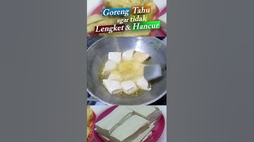 Thumbnail of Cara menggoreng Tahu agar tidak Lengket dan Hancur #shorts
