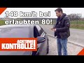 60 km/h zu schnell! PUNKTEREGEN auf der Autobahn? |1/2| Kabel Eins | Achtung Kontrolle