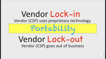 CCSP: What is Vendor Lock-in and Lock-out?