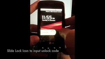 Unlock LG Optimus T P509 - How to Sim Unlock T-Mobile LG P509 Optimus T by Unlock Code