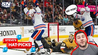 NHL Plays Of The Week: DRAISAITL SCORED HOW MANY GOALS IN ONE PLAYOFF GAME!? | Steve's Hat-Picks