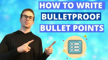 How to Write BULLETPROOF Bullet Points for Amazon Listings