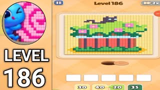 Colony flow! level 186 walkthrough solution 