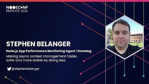 Making async context management faster, safer, and more stable by doing less - Stephen Belanger