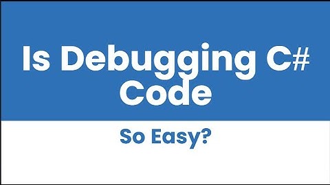 Try This Easy Way Of Debugging C# Code In Visual Studio. | Interactive Debugging