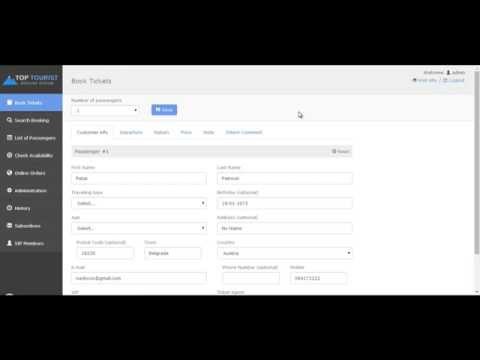 Booking CMS - Book tickets