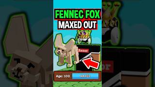 MAXED OUT FENNEC FOX in Roblox Grow a Garden..
