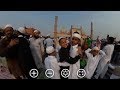 360 Degree View Of Namaziz Greeting Eid Mubarak After Prayers