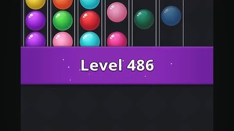 Color Bubble - Ball Sort Puz (Level 486)
