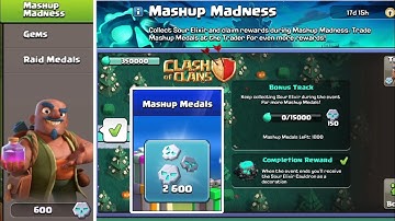 Coc How to Get More Mashup Medals in Free Sour Elixir & Mashup Madness Medals in Clash of Clans