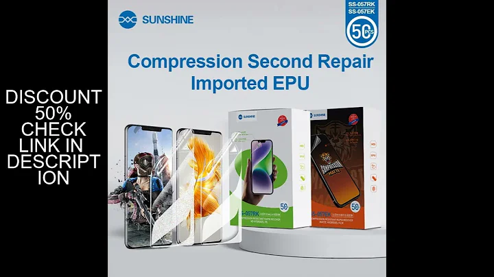 SUNSHINE 50PCS SS-057EK, SS-057RK EPU Hydrogel Film Anti-stress Instant Repair for SS-890C Series an