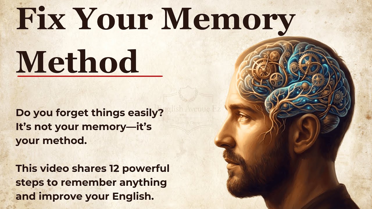 🔥How to Remember Everything (2026) | DON’T Rely on Luck, DO Boost Your Memory with Easy English✅