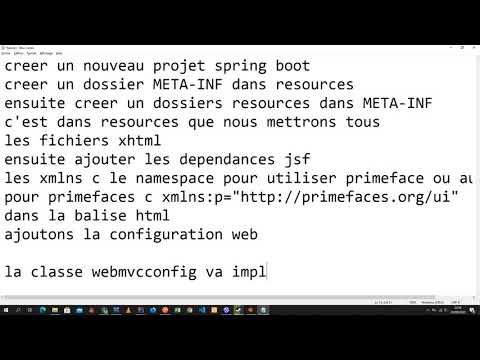 Application demo JSF