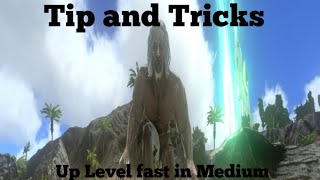 (Ark survival evolved) How to up Level fast in Medium (ark mobile) 2024 gameplay