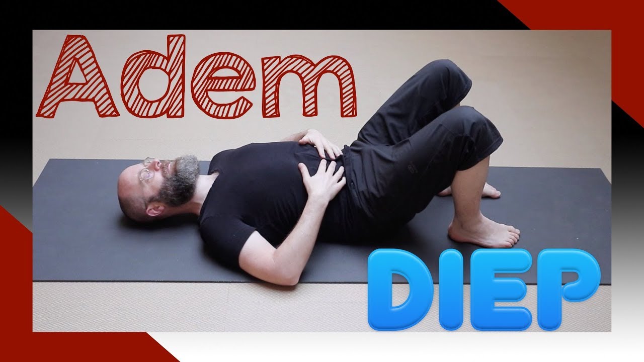 Oefening voor een lage buikademhaling