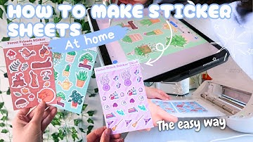 How to make sticker sheets with Silhouette portrait (2025 tutorial) 🎨✨