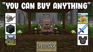 Minecraft but there's an ITEM SHOP...