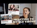 Reacting to my FIRST + MOST VIRAL videos 😬🤩 *emotional*