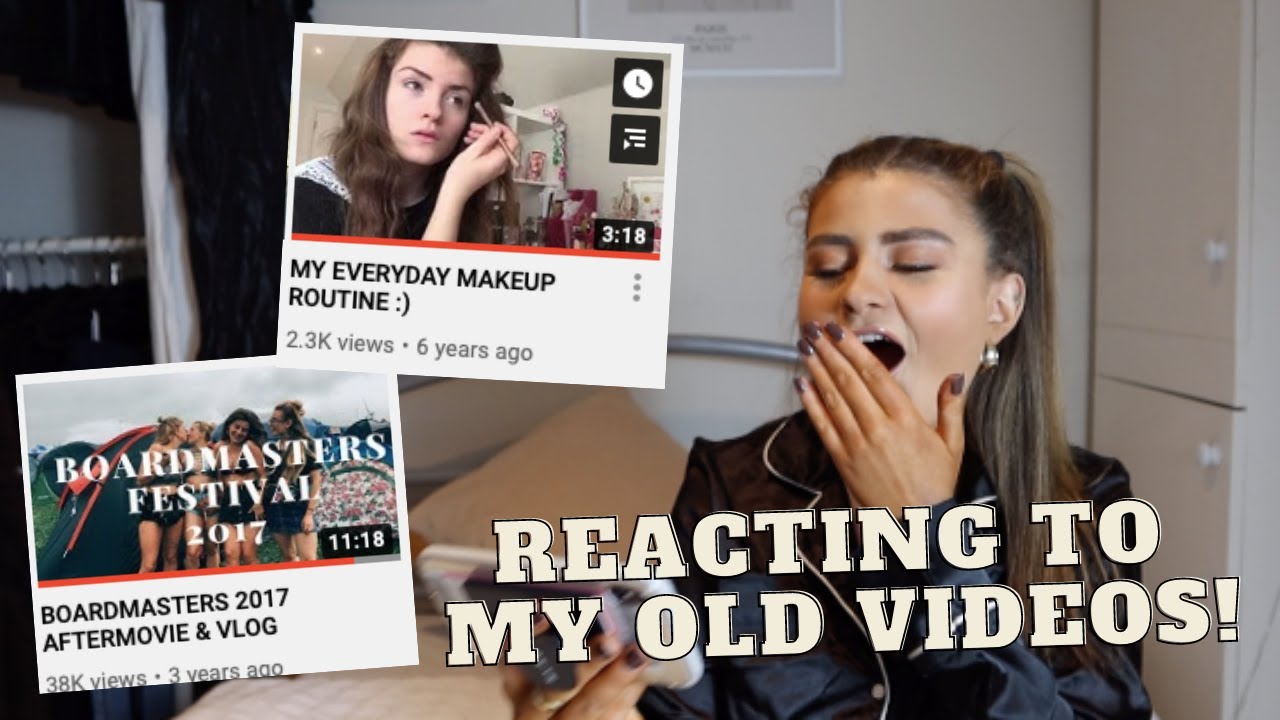 Reacting to my FIRST + MOST VIRAL videos 😬🤩 *emotional*