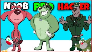 NOOB vs PRO vs HACKER 😱 In Pakdam Pakdai Game With Oggy Jack and Bob Funny Hindi 😂 screenshot 4