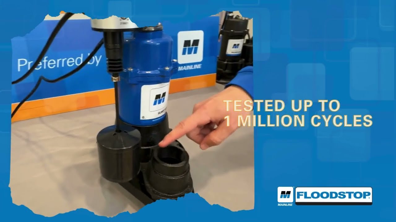 Mainline Floodstop Cast Iron Sump Pumps