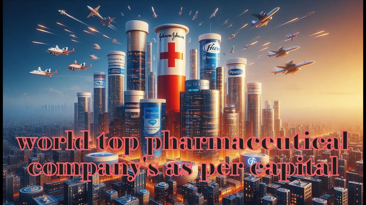 As of the most recent rankings, the top pharmaceutical companies by market capitalization (2024)