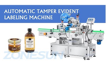 How To Use Automatic Bottle Labeling Machine For Tamper Evident Seal Stickers?