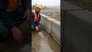 This Foundation Shouldn’t Pulse… But The Water Did 😳 #construction #concrete