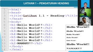 DESIGN WEB DASAR (Pertemuan 1) : Pengenalan HTML Dan CSS