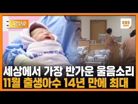 결혼도 늘고 출생아도 는다... 대한민국 &amp;#39;소멸 위기&amp;#39; 탈출하나 [모잇슈] / EBS뉴스