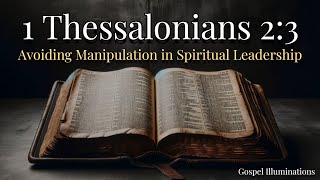 1 Thessalonians 2:3 Bible Study: Ensuring Doctrinal Purity in Our Teachings