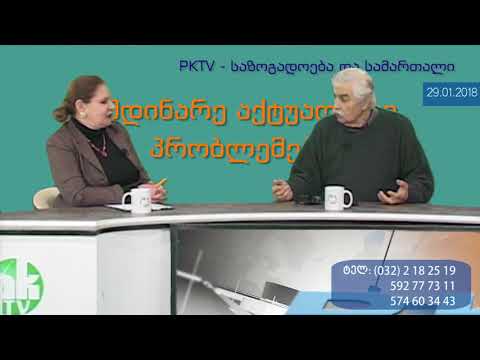 მე-2 ბლოკი: მიმდინარე აქტუალურ პრობლემებზე - PKTV-ის 'საზოგადოება და სამართალში'
