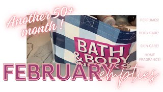 FEBRUARY EMPTIES! | OVER 50 PRODUCTS!