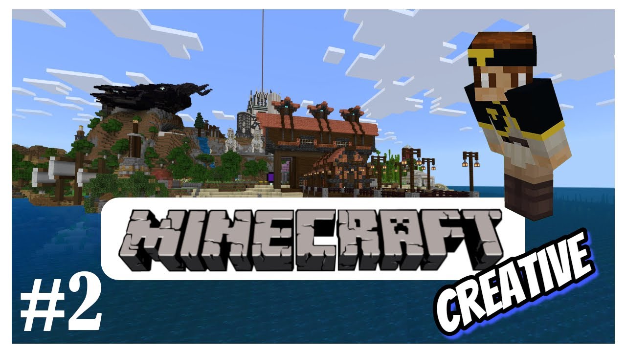Minecraft Creative series- Creating a dock S1 E2 - YouTube