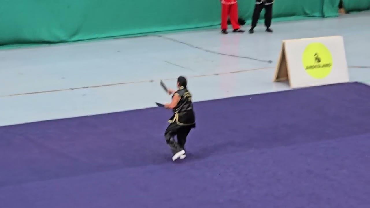 Senior Sijeh Arlene Escueta - Choy Lay Fut Butterfly Knives 3rd Degree Form - Over 60s Tiamchi 2025