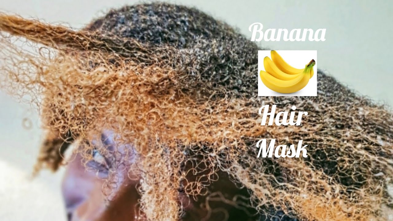 Banana hair mask for dandruff treatment/Hair growth/scalp itchiness
