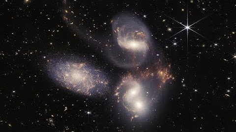 Pan of Stephan’s Quintet (NIRCam + MIRI Imaging)