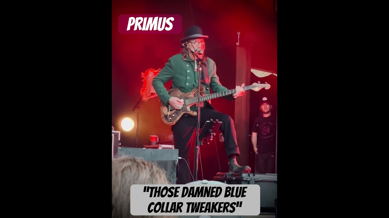 Primus Live in Asheville, NC on 5/8/24. “Those Damned Blue Collar Tweakers” 