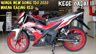 HONDA NEW SONIC 150 RED RACING LIVERY 2020 | KEREN CUY !!