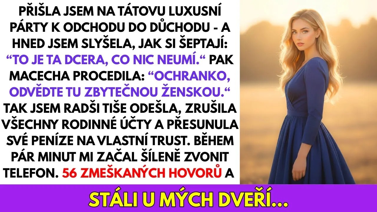 Viděli jste někdy výkonného ředitele, jak ve vlastní zasedačce přijde o křeslo ve prospěch dcery, kterou nazýval k ničemu? Přesně to se stalo mému otci, když se mě pokusil odstranit jako...