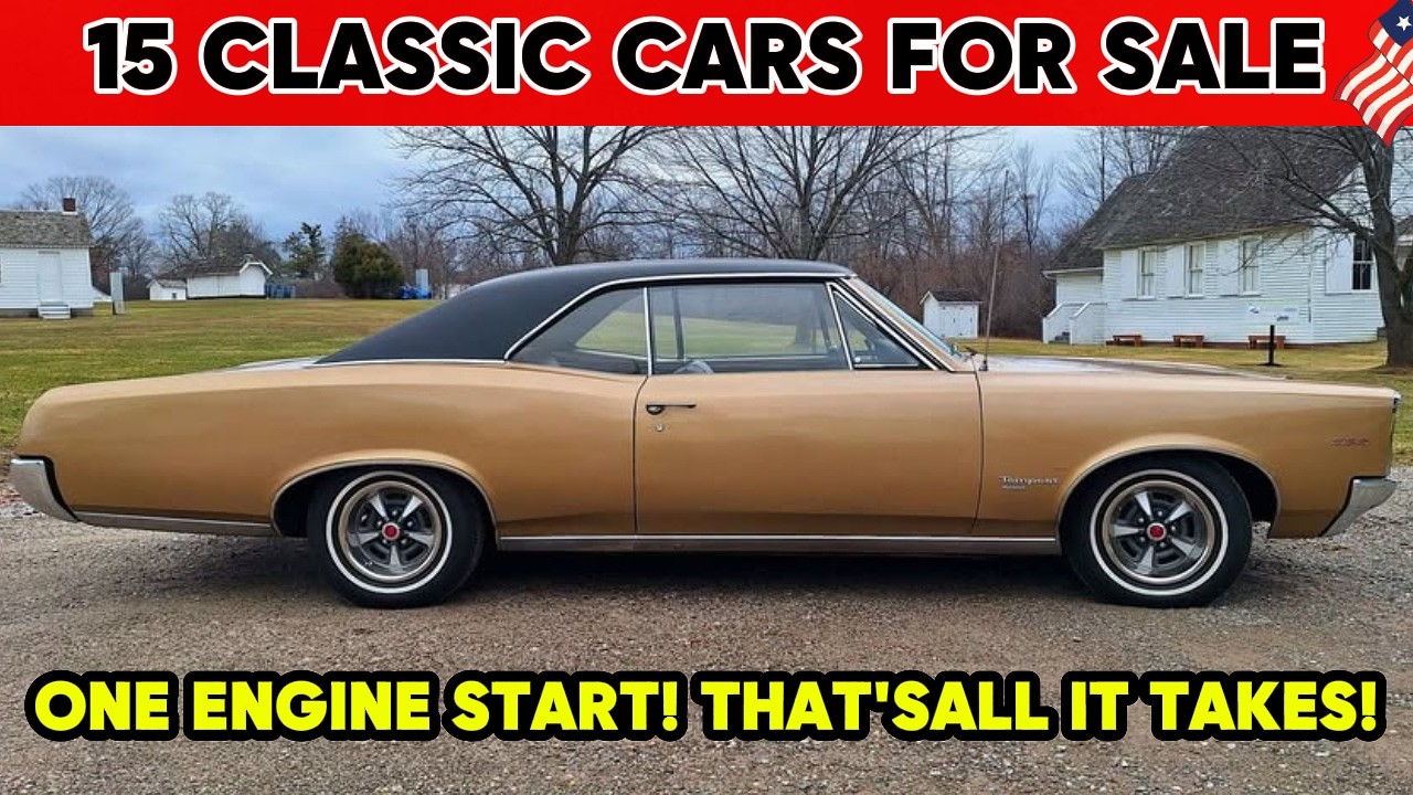 15 BEST CHEAP CLASSIC CAR FINDS for Sale Sound Absolutely Unreal🚗💥