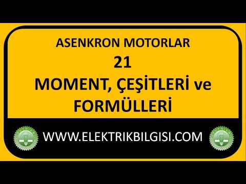 Moment nedir? Çeşitleri ve Formülleri (Ders-21)