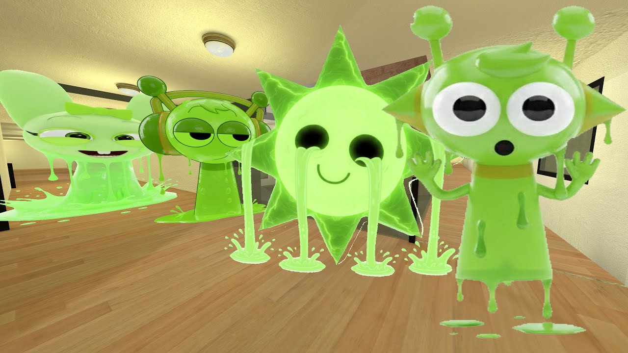 Sprunki Mr. Sun, Simon, Pinki And Oren Phase Radioactive Nextbot Gmod