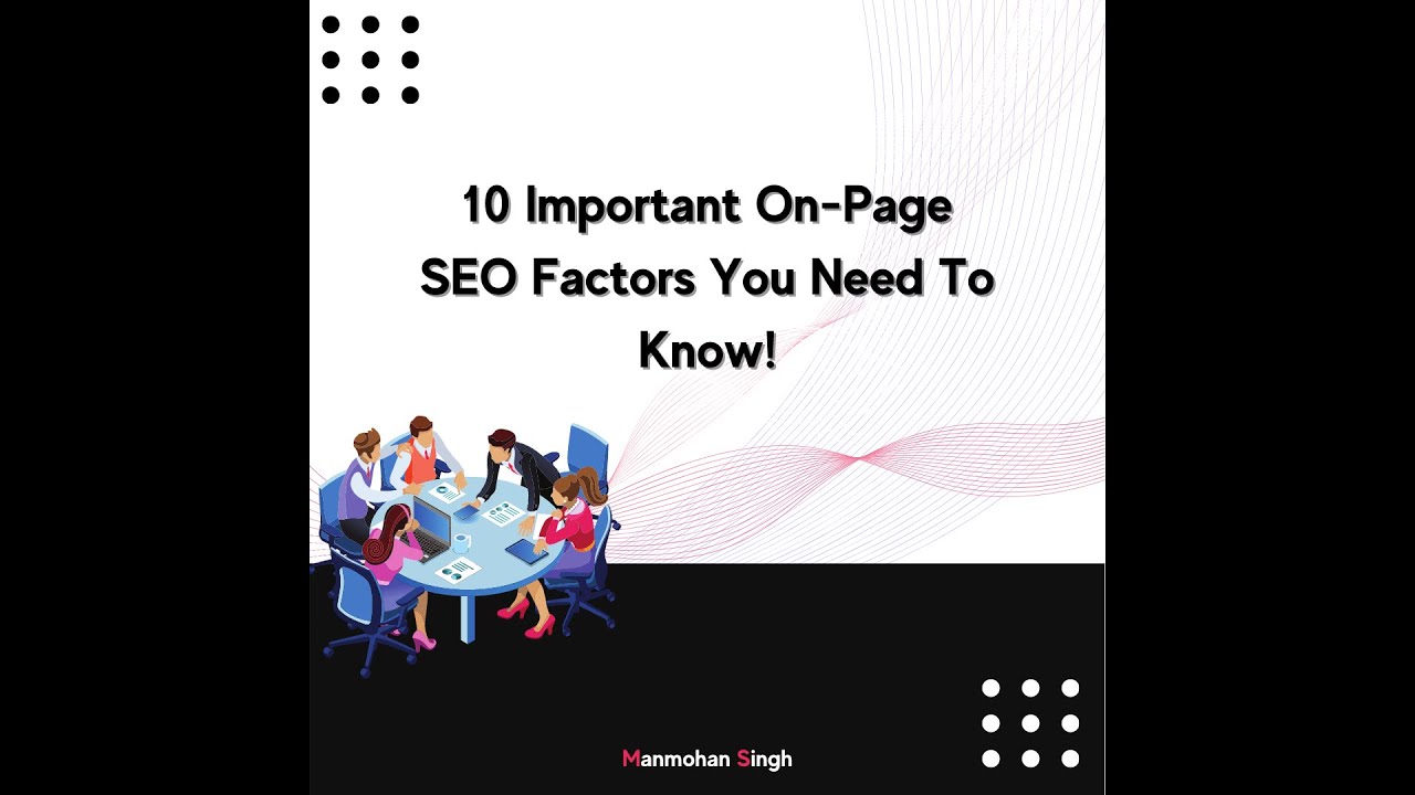 10 Important On-Page SEO Factors You Need To Know| On-Page SEO Factors | On-Page SEO Ranking Factors