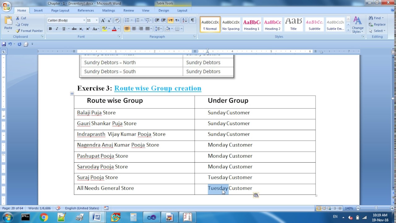 Group Creation In Tally ERP 9