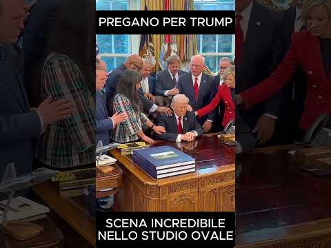 Video TRUMP NELLO STUDIO OVALE: MOMENTO SHOCK