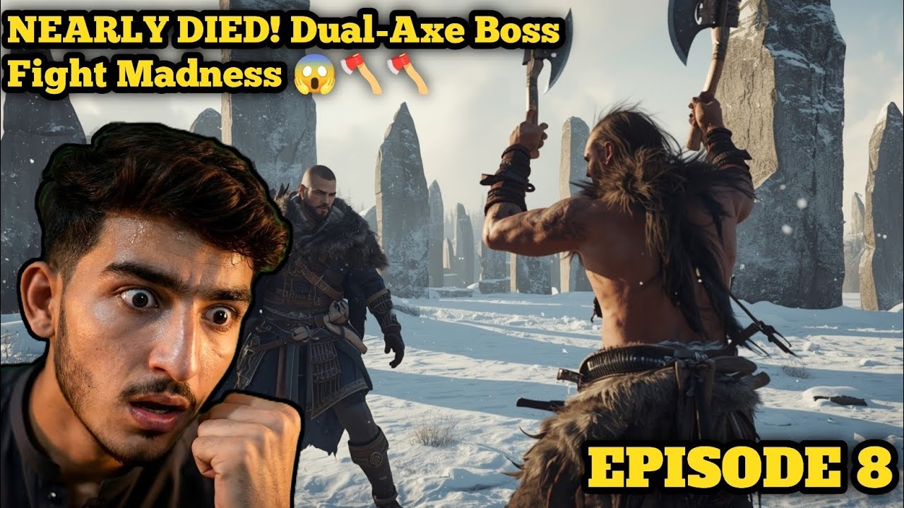 Assassin’s Creed Valhalla EP8 – Near-Death Dual-Axe Boss Fight! 😱🪓🪓”
